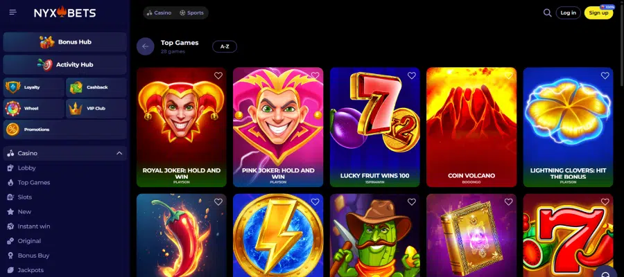 Nyxbets Casino – Online casino voor Nederlandse spelers image 1